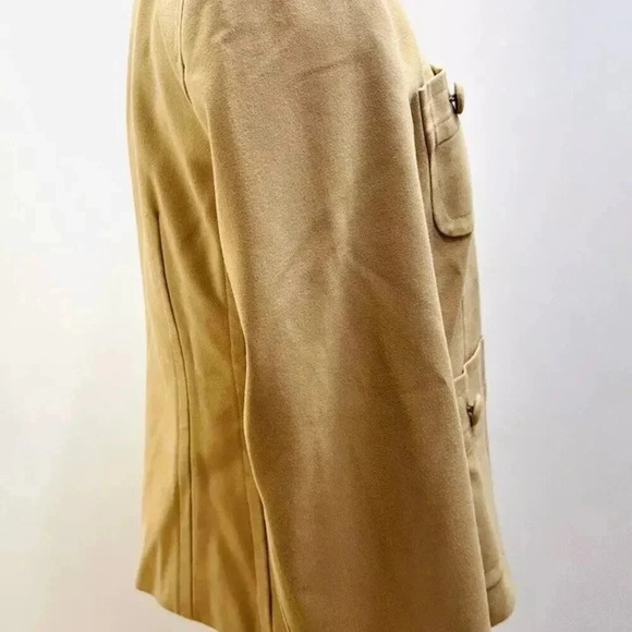 INC Women Long Sleeve Button Down Collared Lined Brown Career Jacket Size 6 - Picture 11 of 13